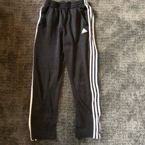 Adidas Boys Black Size 14/16 Sweatpants